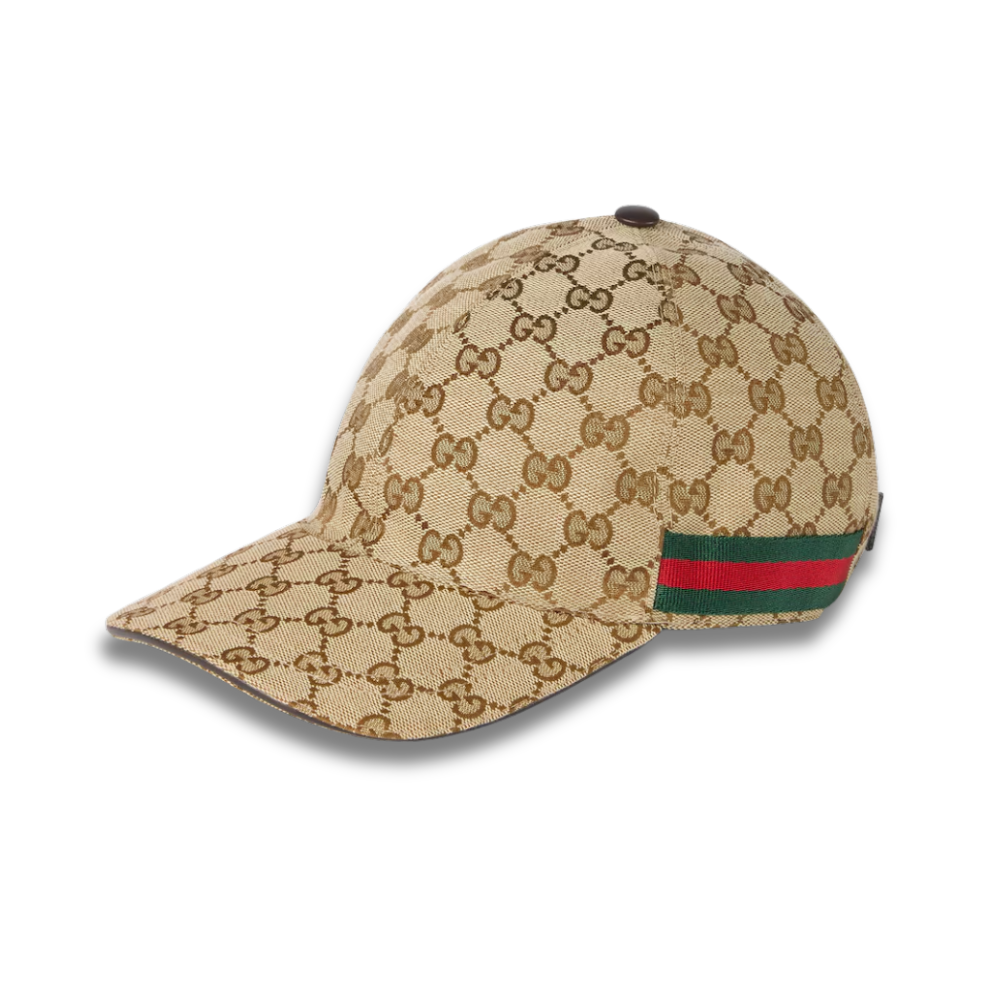 Gucci Mens GG Hat - Brown